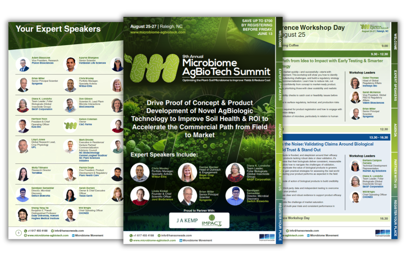 Microbiome AgBioTech Event Guide Cover